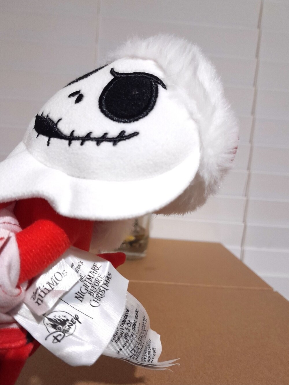 Disney nuiMOs Santa Jack Skellington poseable plush 6.5"
